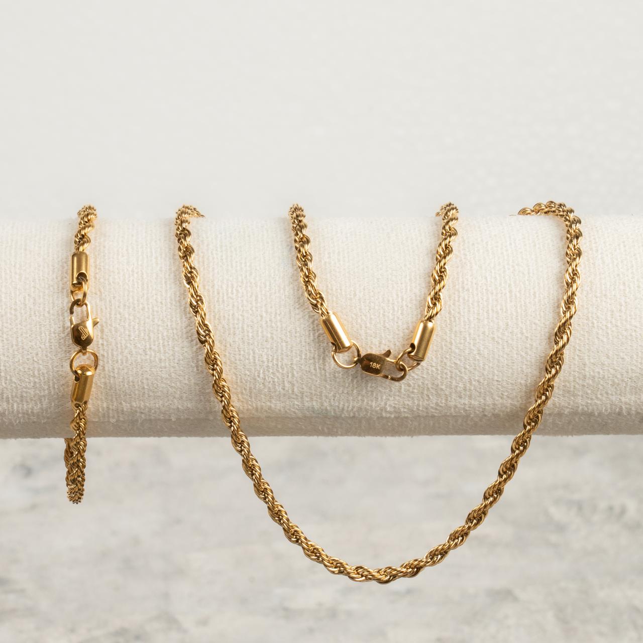 Cadena Lazo en Oro Laminado 18K - Golden 18K