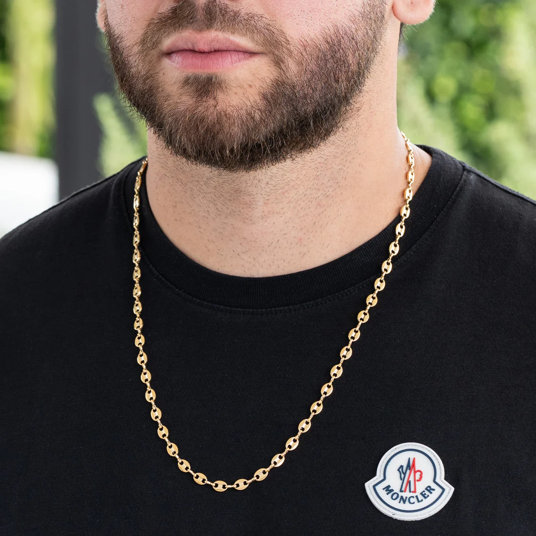 Cadena Grano de Café en Oro Laminado 18K - Golden 18K